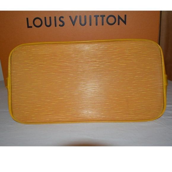 Louis Vuitton Alma Epi Pm Yellow Leather - Picture 12 of 12